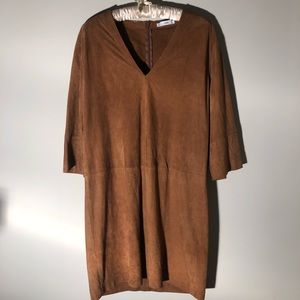 Vince suede shift dress